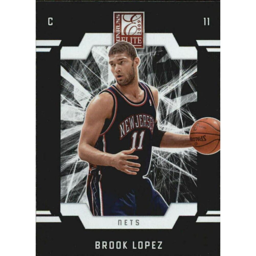 2009 Donruss Elite Basketball Card - #69 Brook Lopez